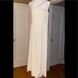 White half shoulder dress/gown